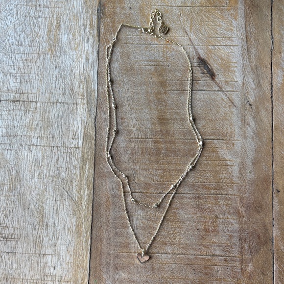 New Kendra Scott Ari Heart Multi Strand Necklace - Picture 6 of 6